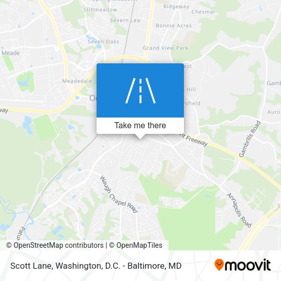 Scott Lane map