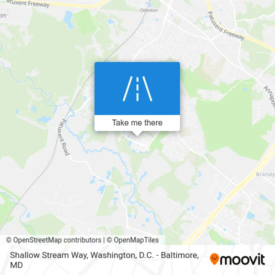 Shallow Stream Way map