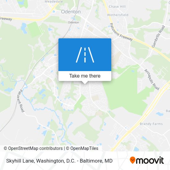 Skyhill Lane map