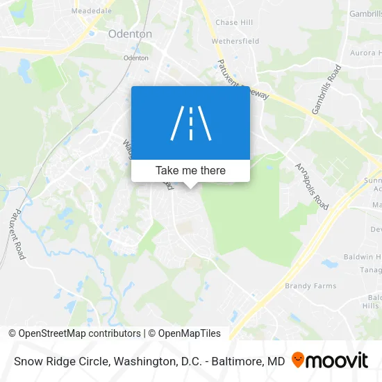 Snow Ridge Circle map