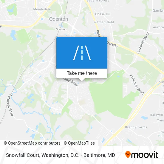 Snowfall Court map
