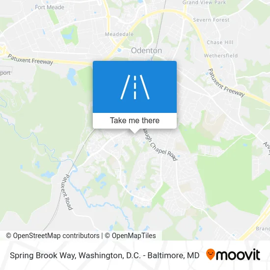 Spring Brook Way map
