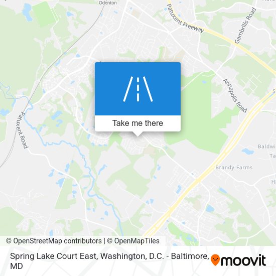 Spring Lake Court East map