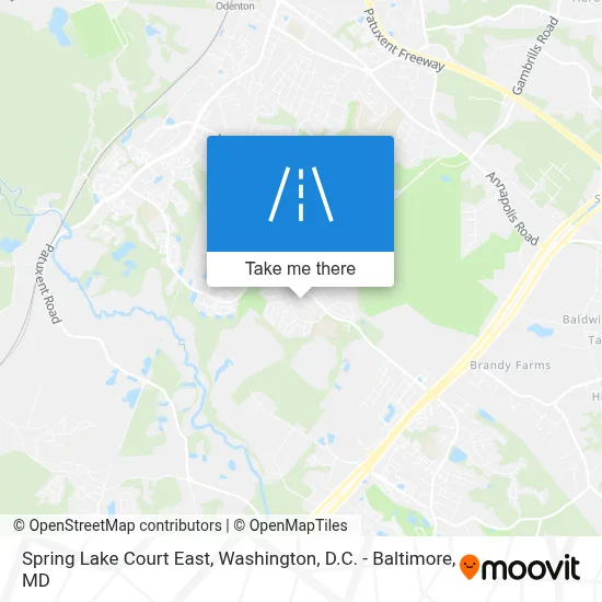 Spring Lake Court East map