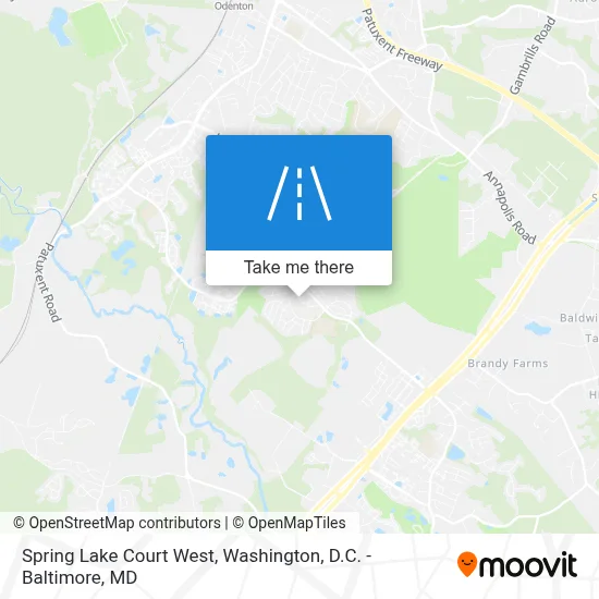 Spring Lake Court West map