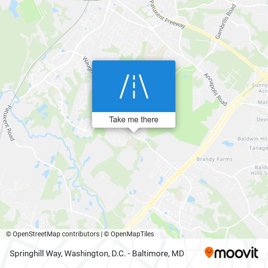 Springhill Way map