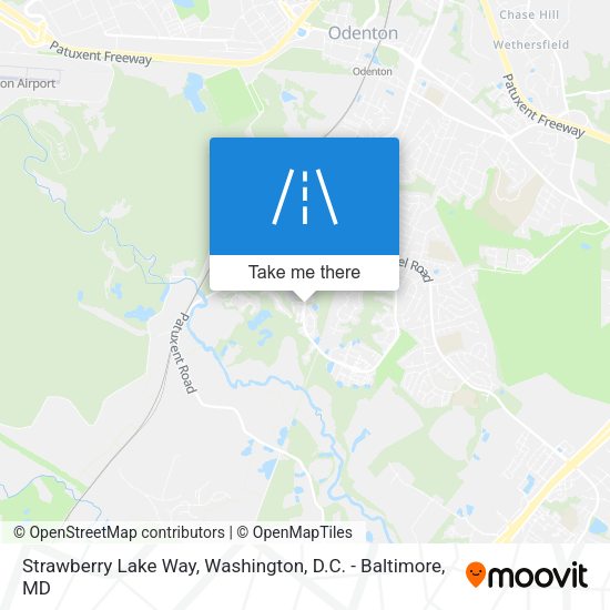 Strawberry Lake Way map