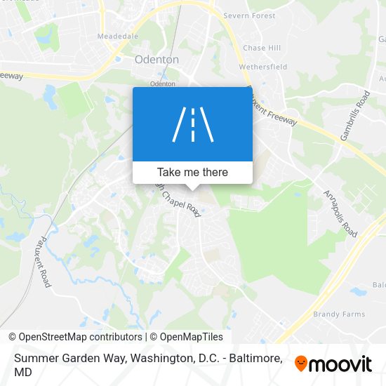 Summer Garden Way map