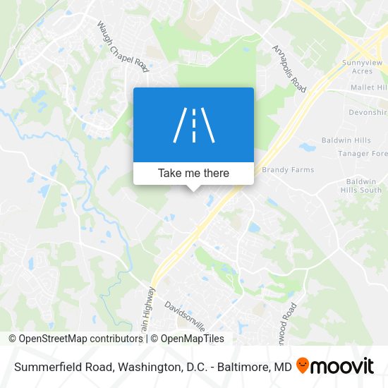 Summerfield Road map