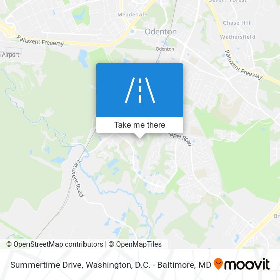 Summertime Drive map