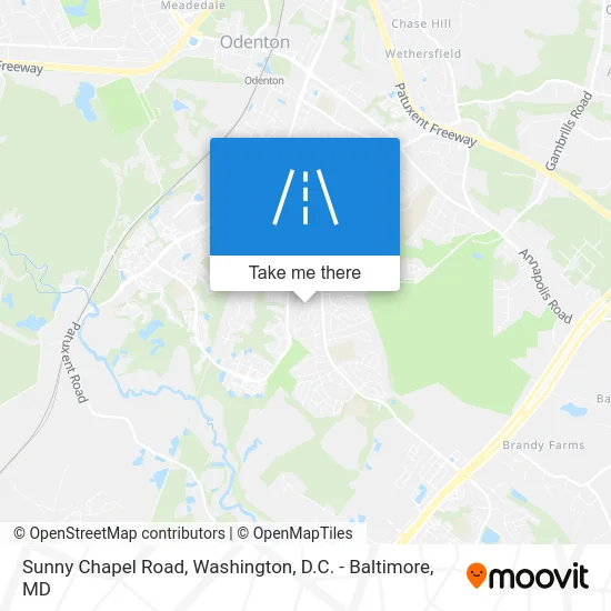 Sunny Chapel Road map