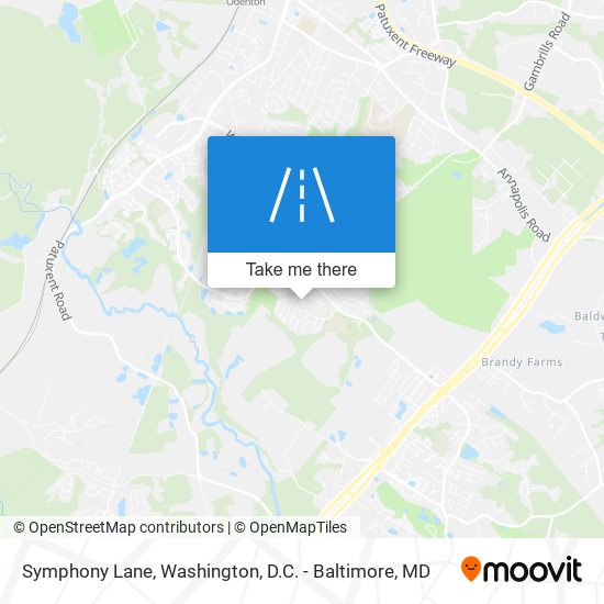 Mapa de Symphony Lane