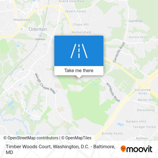 Timber Woods Court map