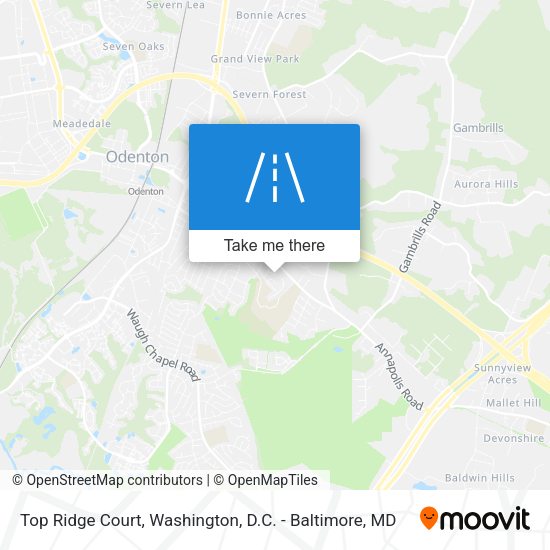 Top Ridge Court map