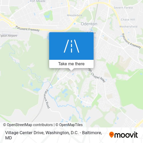 Village Center Drive map