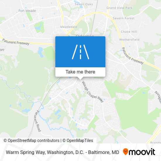 Mapa de Warm Spring Way