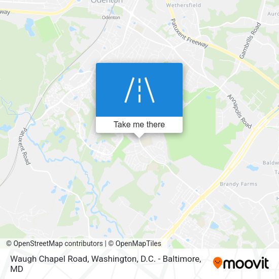 Mapa de Waugh Chapel Road
