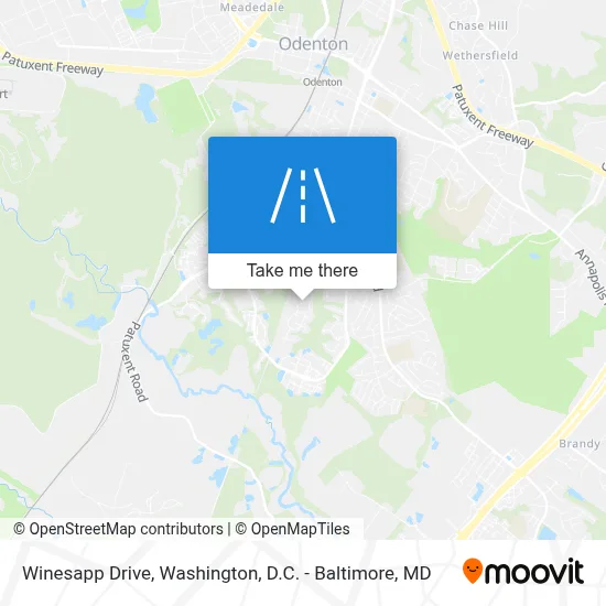 Winesapp Drive map