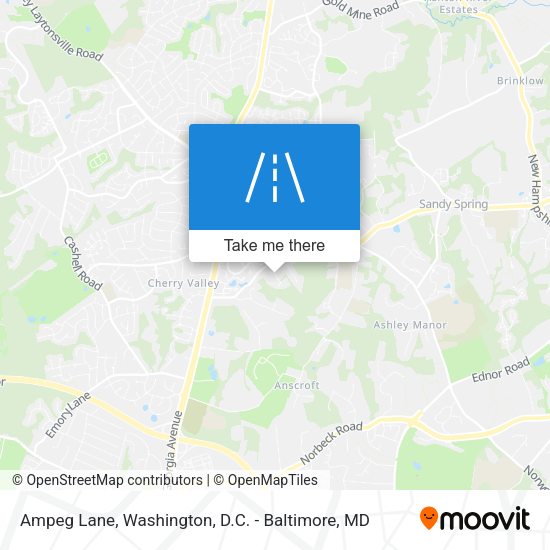 Ampeg Lane map