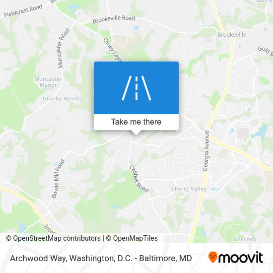 Mapa de Archwood Way