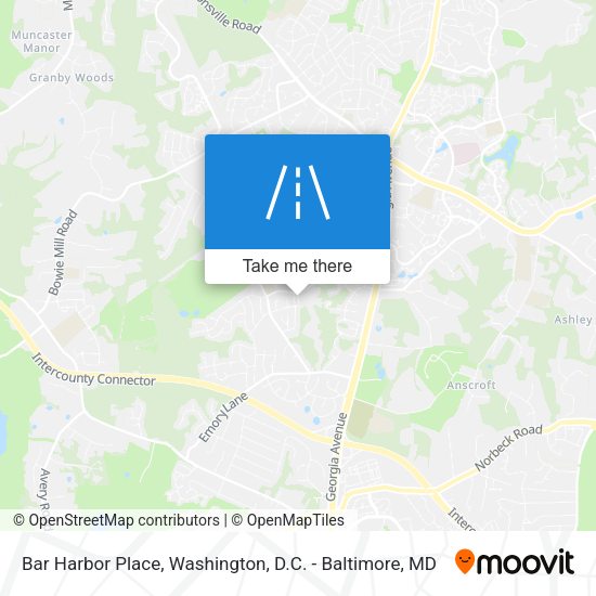 Bar Harbor Place map