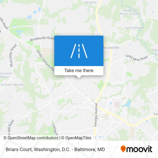 Briars Court map