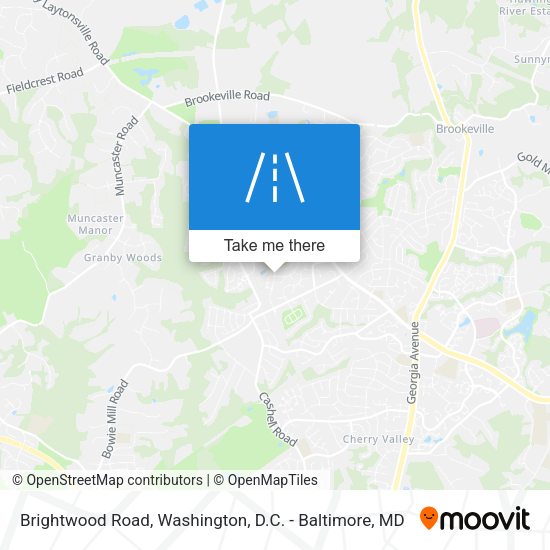 Mapa de Brightwood Road