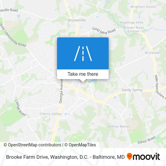 Mapa de Brooke Farm Drive