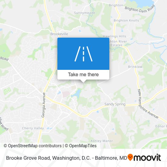 Mapa de Brooke Grove Road