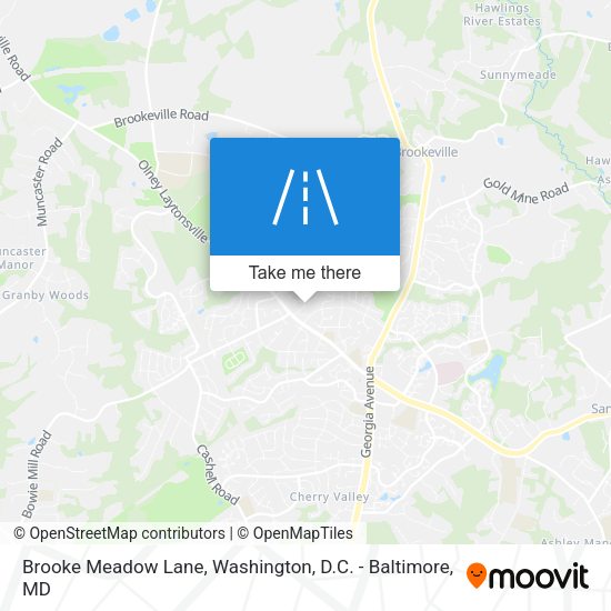 Mapa de Brooke Meadow Lane