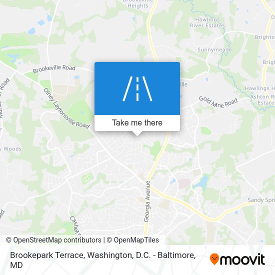 Brookepark Terrace map