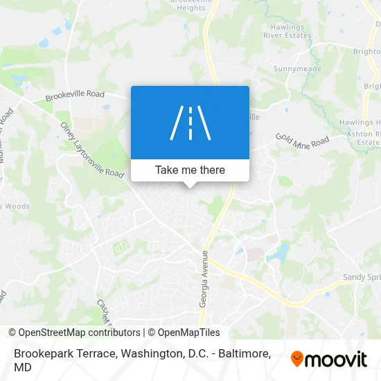 Brookepark Terrace map