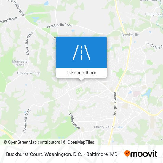 Mapa de Buckhurst Court