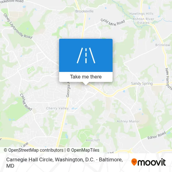 Carnegie Hall Circle map