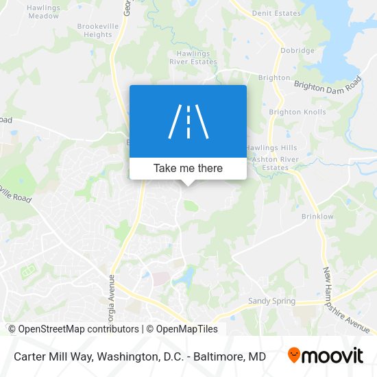 Mapa de Carter Mill Way