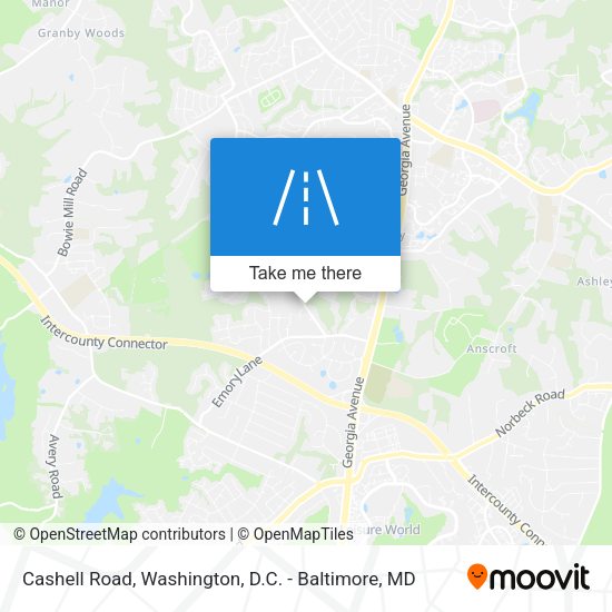Cashell Road map