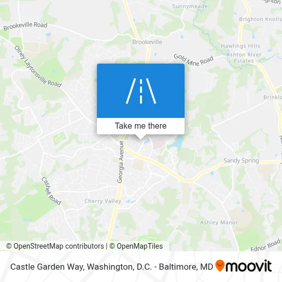 Castle Garden Way map