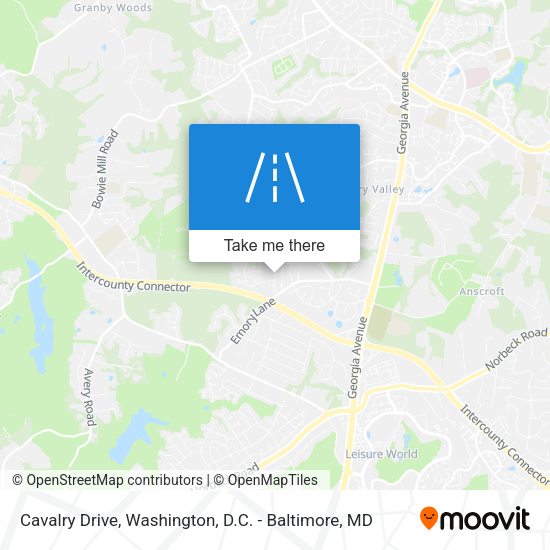 Cavalry Drive map