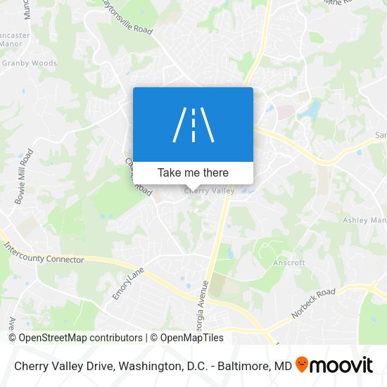 Cherry Valley Drive map