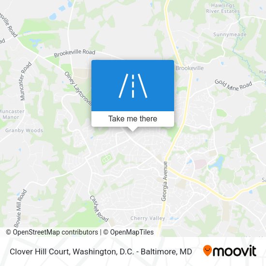 Clover Hill Court map