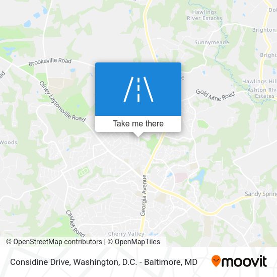 Considine Drive map