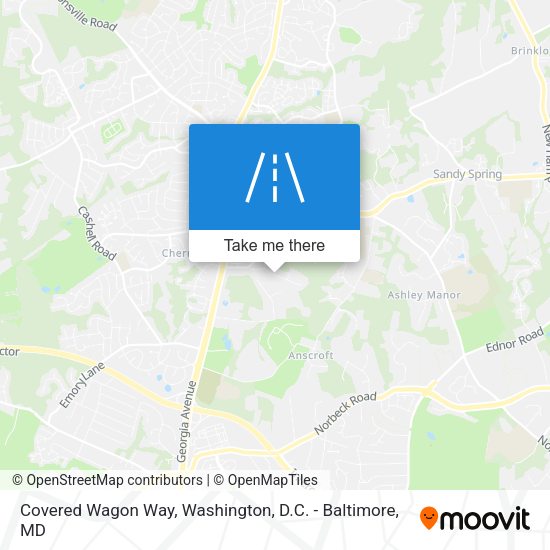 Mapa de Covered Wagon Way