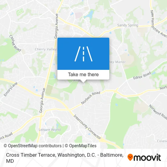 Cross Timber Terrace map