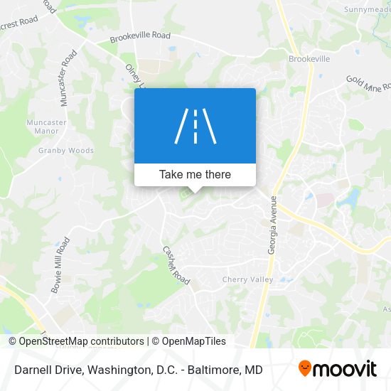 Darnell Drive map