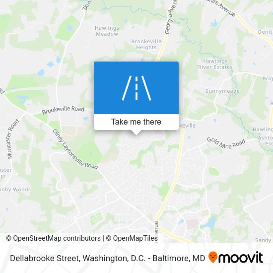 Dellabrooke Street map
