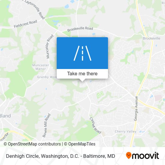 Denhigh Circle map