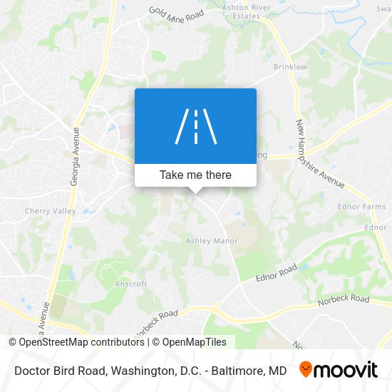 Mapa de Doctor Bird Road