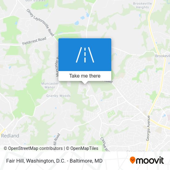 Fair Hill map