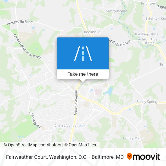 Fairweather Court map
