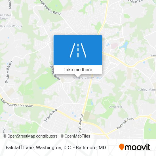 Mapa de Falstaff Lane